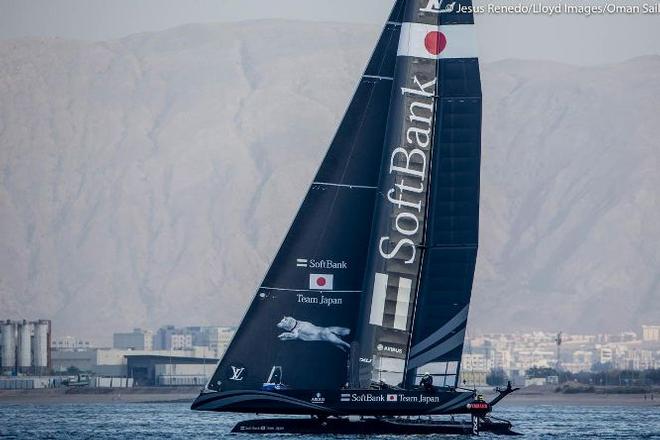 Practice race - Louis Vuitton America's Cup World Series Oman 2016. © Jesus Renedo/LIoyd Images/Oman Sail